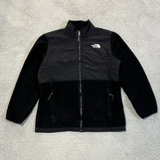 The North Face Fleece Jacket Girls XL Black Denali Polartec Full Zip Youth
