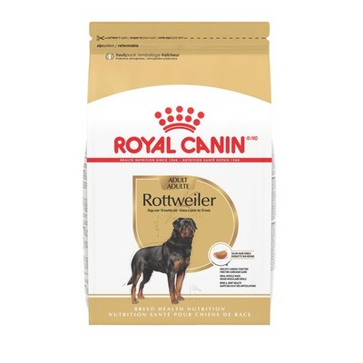 Royal Canin Rottweiler Adult Breed Specific Dry Dog Food, 30 lb bag