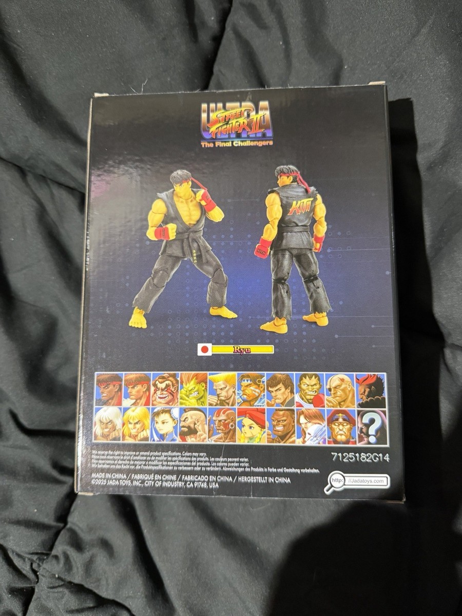 Kith Marvel vs Capcom RYU Jada Toys Street Fighter 2 Action Figure