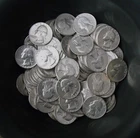 Lot of 9 - Washington Quarters - 90% Silver - all 1964
