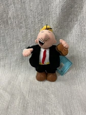 Vintage Stuffins Wimpy CVS Limited Edition 1999 Stuffed 8” Plush Popeye Figure