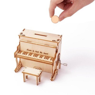Klavier Spieluhr Modellbausatz 3D Puzzles Bausatz Schreibtisch Deko