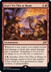 Don't Try This at Home #105 Unfinity Rare