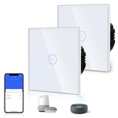 BSEED WLAN Smart Touch Lichtschalter (Neutralleiter Erforderlich), Wifi Schalter