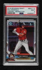 2018 Bowman Draft Chrome Refractor Will Banfield #BDC-113 PSA 9 MINT 07b3