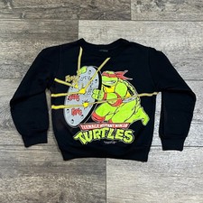 Vintage 1991 Teenage Mutant Ninja Turtles Longsleeve Sweatshirt TMNT - Youth 6