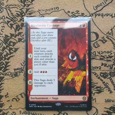 Maximum Carnage 0083 Rare Non-Foil Spider-Man MTG