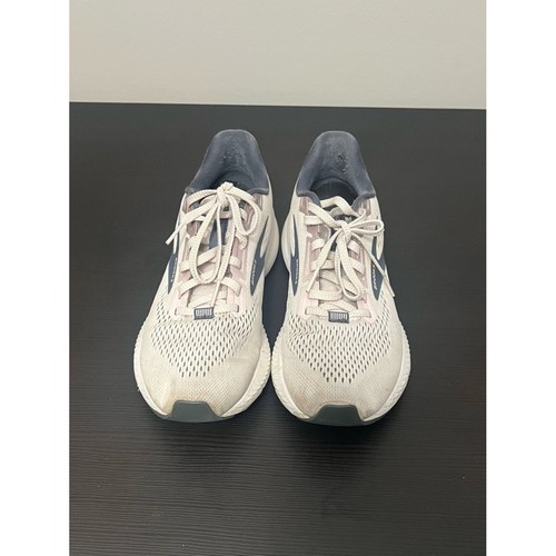 Chaussures de course Brooks Launch 8 taille 7 rose gris blanc marche gym athlétique - Photo 8/14