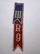 BSA Region 3 R 9 Flash 1937 National Jamboree Boy Scouts of America - Phila Tr