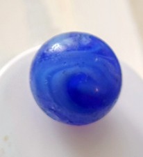 Christensen Agate Swirl Blue Opaque .5 Inches