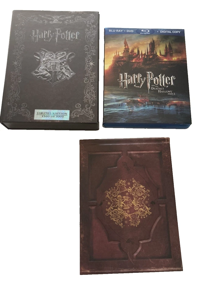 Harry Potter & The Deathly Hallows Pt 2 Blu-Ray+DVD+Book 1500 Of 5500 Gift Set - Image 4 of 4