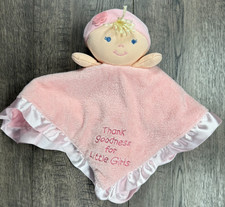 Kids Preferred Thank Goodness For Little Girls Doll Security Blanket Baby Lovey