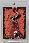 Fleer 1996-97 Michael Jordan Hardwood Leader Insert #123 Chicago Bulls NBA Card