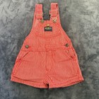 Bundle Of OshKosh B'gosh Vintage 2T Vestbak Striped Overalls - Blue And Red