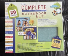 The Complete Scrapbook Kit 12x12 New With Extras : Album, Stickers, Paper Beach