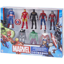 Marvel Ultimate Protectors Pack 8 Action Figures Avengers Hasbro Spider-Man Hulk