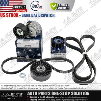 5pcs Belt Tensioner Pulley Kit fit Maserati Quattroporte GranTurismo GC