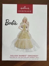 HALLMARK 2023 HOLIDAY BARBIE  # 9 IN SERIES ORNAMENT