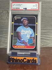 1987 Donruss Rated Rookie Bo Jackson PSA 6 *see Description For Detail*