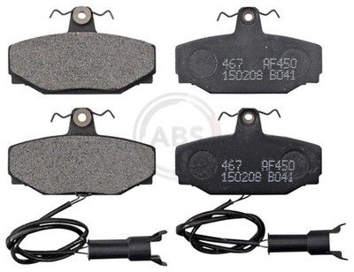 Bremsbelagsatz Scheibenbremse A.B.S. 36569/1 für XJSC DAIMLER JAGUAR XJ XJ40 X27