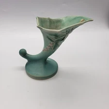 Vintage Roseville Pottery Cornucopia Vase 5.75" Tall (M)