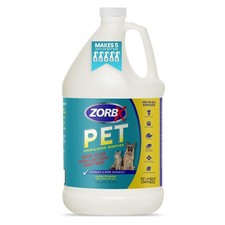 ZORBX Pet Stain and Odor Remover 128 FL Oz - Dual Action Pet Odor Solution fo...