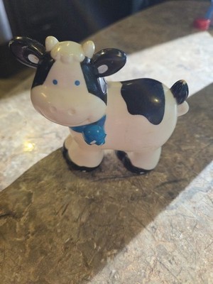 Vintage Shelcore Toys Chunky Farm 1990s Replacement Chunky Cow Hard Plastic