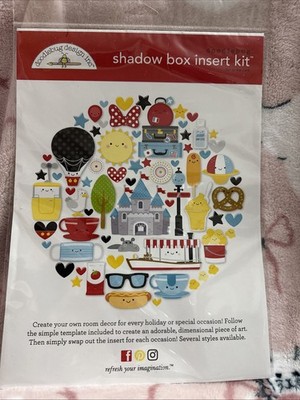 doodlebug design Shadow Box Insert Kit Fun At The Park 7731