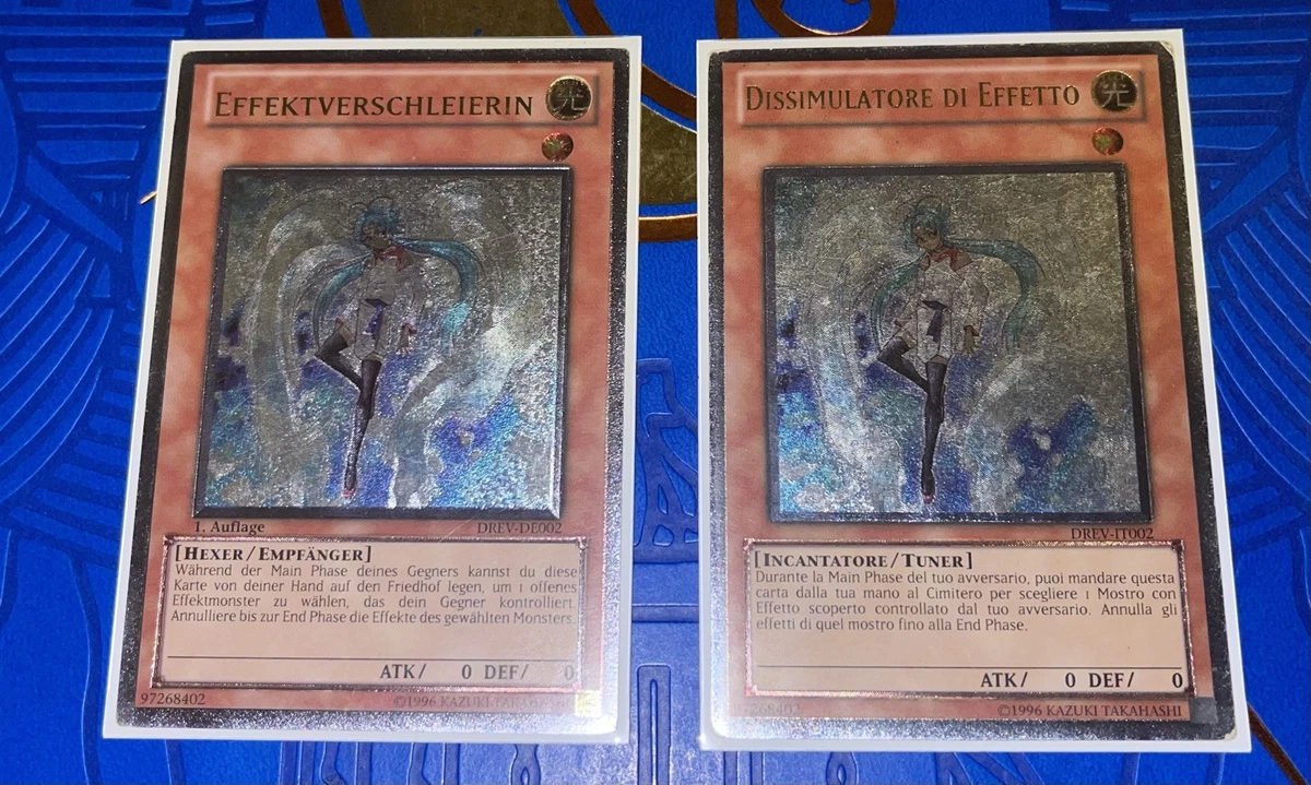 Effect Veiler Yu-Gi-Oh! TCG Ultimate Rare Individual Collectible