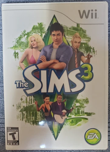 The Sims 3 Nintendo Wii - Mint condition - Complete w / manual - Free Shipping