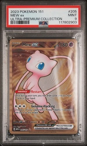 2023 Pokémon 151 Mew ex Ultra Premium Collection 205 PSA 9 Mint
