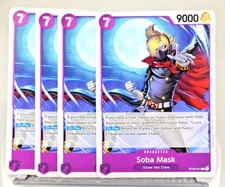 ST26-001 Soba Mask (C) Starter Deck 26: PURPLE/BLACK Monkey.D.Luffy x4