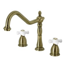 Kingston Brass KB179.PXLS Heritage 1.8 GPM Widespread Kitchen - Brass