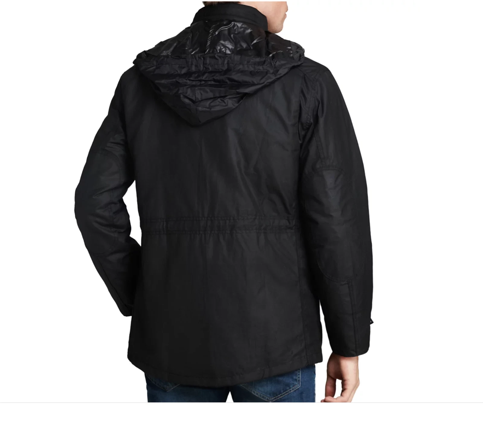 Black ~ BARBOUR SAPPER Men's WAX Jacket MSRP $485 British Heritage image 18