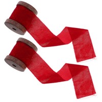 2 Rolls Dekoratives Band BäNder FüR Bastelarbeiten Polyesterband Zierband
