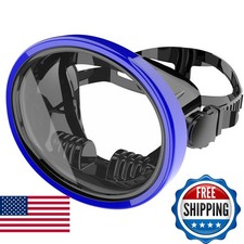 Jwintee Diving Mask Scuba Freediving Mask Tempered Glass Anti-Fog Goggles Adults