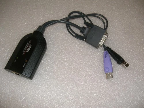 ATEN KA7166 USB-DVI-Virtual-Media-KVM-Adapter mit Chipkartenunterstützung