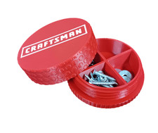 Craftsman Tools Threaded Container Screw Parts Heatproof Storage Box