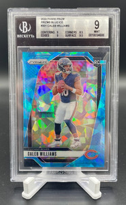 2024 Panini Prizm - Caleb Williams #301 (RC) Rookie Blue Ice 83/99 BGS 9 MINT 💎