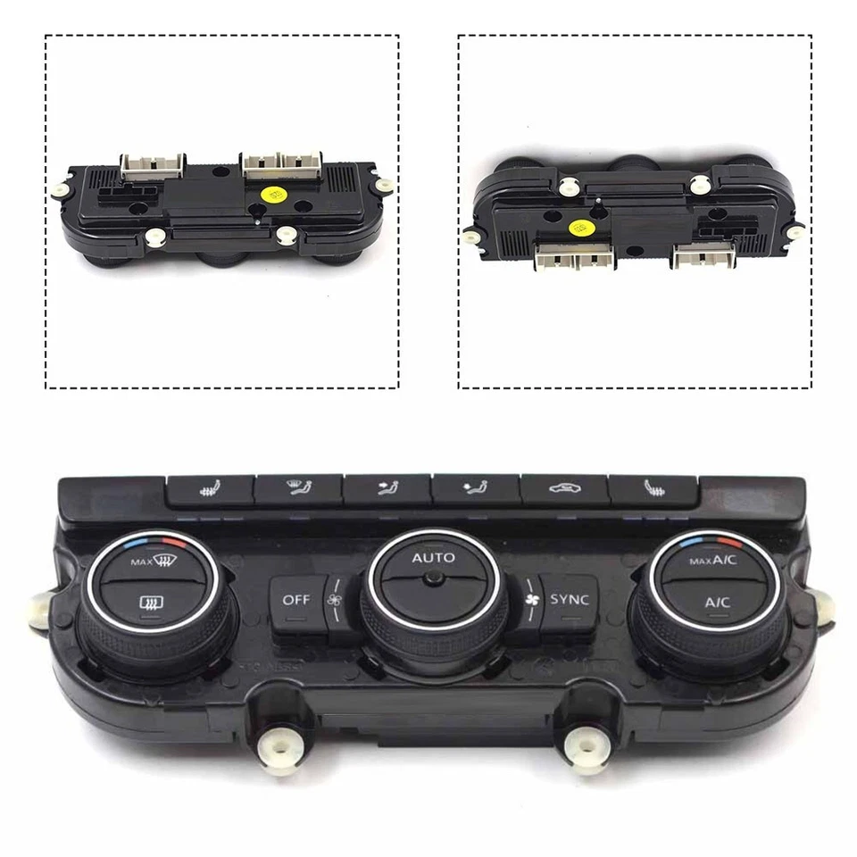 Air Condition Control Panel for For Tguan and For Mk6 5ND907044C Replacement - Image 3 of 4