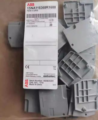 1bag of 20PC NEW ABB TE terminal attachment FEM6 GRIS 1SNA118368R1600 #LL