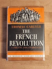 Thomas Carlyle / The French Revolution Modern Library Giant