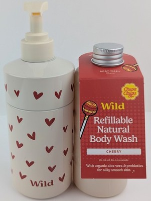 Wild Chupa Chups Cherry Body Wash Refill With Wild Hearts Dispenser