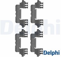 Delphi LX0629 ZubehöRsatz FüR Scheibenbremsbelag ZubehöRsatz Bremsbelag