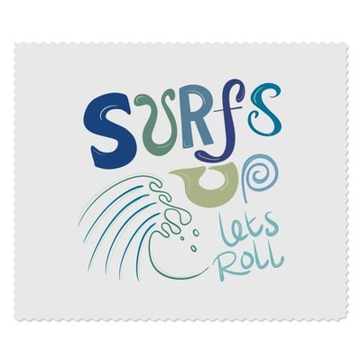 2 Mikrofaser-Gläser-/Brillenputztücher ''Surfs Up Lets Roll'' (LC00041557)