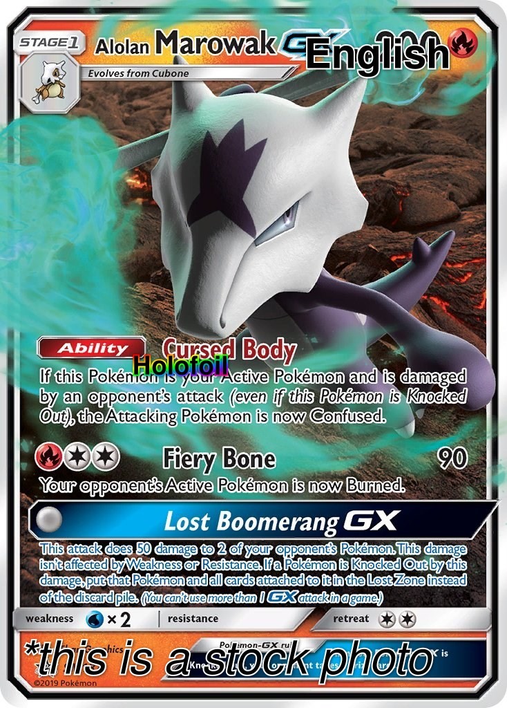 Alolan Marowak GX [Holofoil HP - SM Promos SM187]