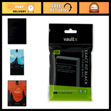 100 Pack Black Exact Fit Inner Sleeves for Trading Cards - Premium Protection