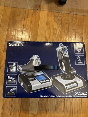 Saitek X52 Flight Control System For PC with original package and box, Excellent