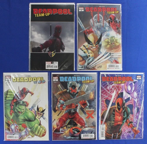 Deadpool Team-Up #1-5 Complete Set VF/NM Marvel 2024 Rob Liefeld 1 2 3 4 5