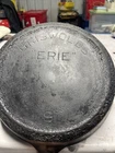 Griswold No 9 Cast Iron Skillet Erie PA SITS FLAT 11" Very Good RARE